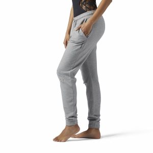 Reebok Distressed Jogger Hosen Damen - Grau - DE 673-RWN